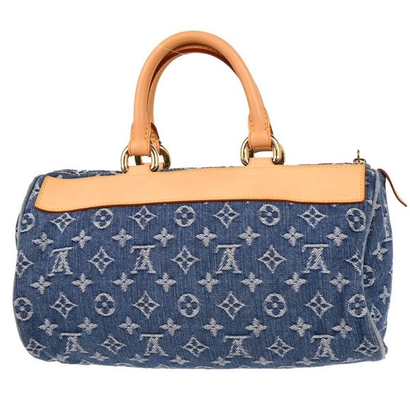 Louis Vuitton Blue Monogram Denim Neo Speedy Handbag M95019 SP0055 165762 - Picture 2 of 9